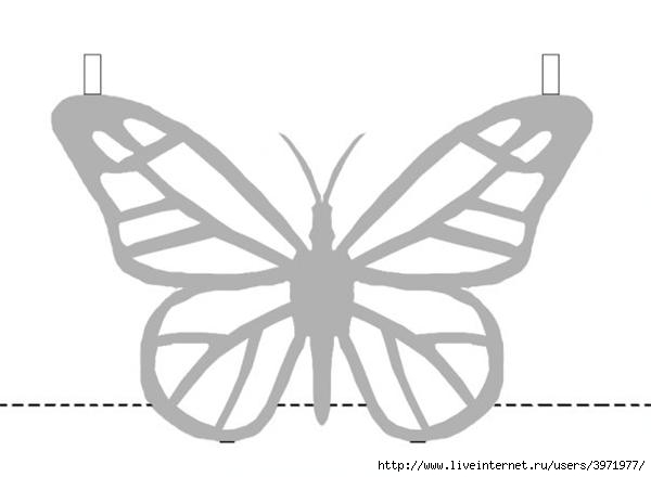 Рисунок 3 д ручкой бабочка