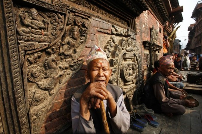 Непальский Новый год Бискет Джатра (Bisket Jatra), Бхактапур (около 12 км к востоку от Катманду), 10 апреля 2010 года.