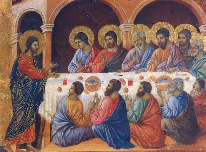 Дуччо ди Буонисенья (1255-1319) / Duccio Di Buoninsegna 0Duccio_ApparizioneDiCristo5 (700x517, 207Kb)