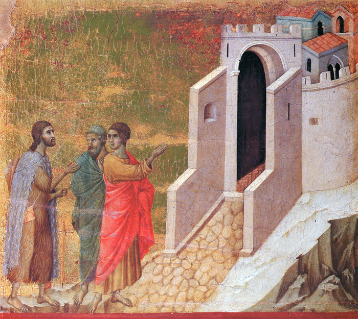 Дуччо ди Буонисенья (1255-1319) / Duccio Di Buoninsegna 0Duccio_CristoPellegriniEmmaus (700x625, 267Kb)