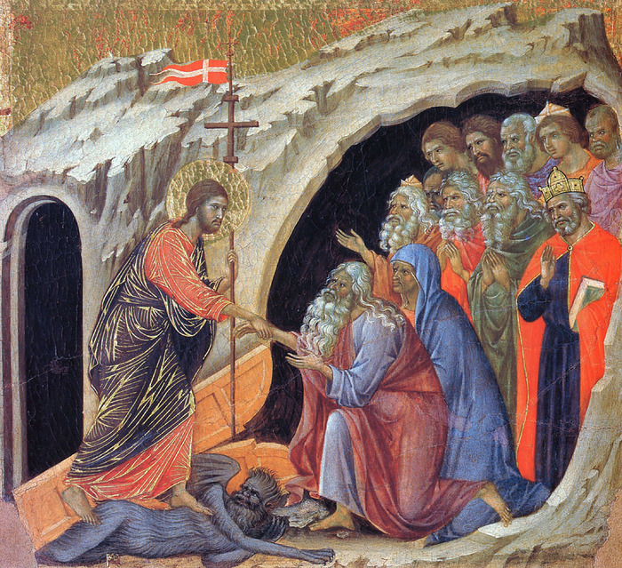 Дуччо ди Буонисенья (1255-1319) / Duccio Di Buoninsegna 0Duccio_DiscesaAlLimbo (700x639, 302Kb)