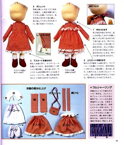 как сшить мягкую текстильную куклу