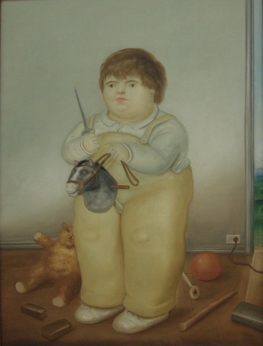Ботеро Фернандо. Рисует очень толстых и людей и животных Fernando Botero Angulo12 (532x700, 143Kb)