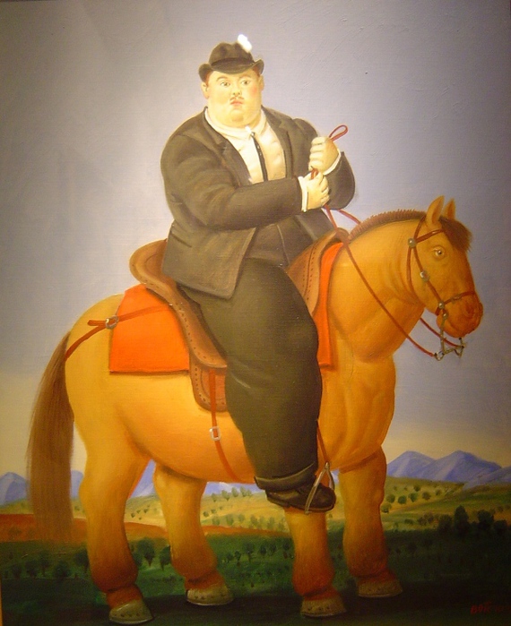 Ботеро Фернандо. Рисует очень толстых и людей и животных Fernando Botero Angulo29 (570x700, 163Kb)
