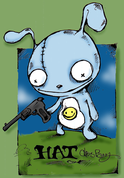 rabbit with gun