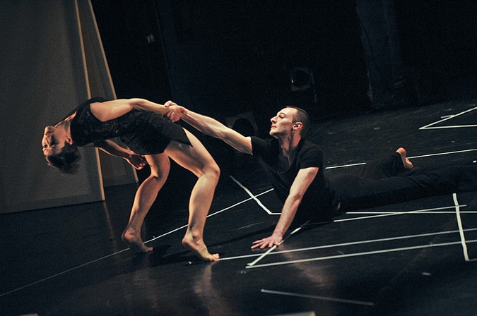 На сцене Национального театра танца в Будапеште репетируют 