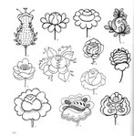  4000 motifs de fleurs et de plantes (120) (689x700, 99Kb)