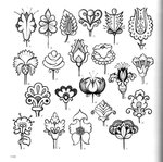  4000 motifs de fleurs et de plantes (176) (700x697, 117Kb)