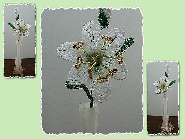 цветы из бисера-лилия (640x480, 52Kb)