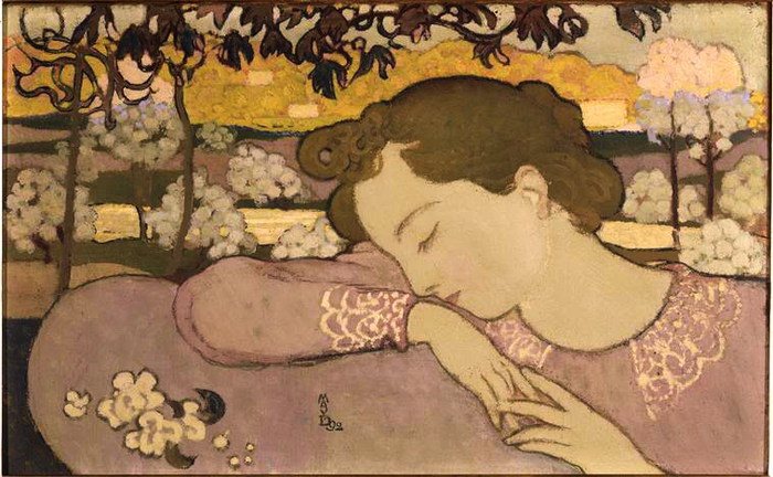 The Sleeper or Young Girl  1892 (700x432, 100Kb)