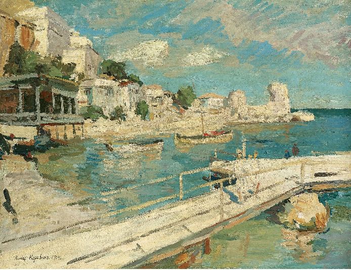 Константин Коровин 013 - Black Sea Coastal Scene, 1914 (694x535, 137Kb)