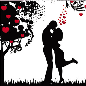 Lovers-Silhouettes-vector (300x300, 31Kb)
