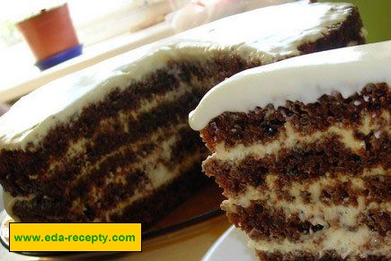 Торт «Черный принц», пошаговый рецепт на ккал, фото, ингредиенты - Ольга♥Ч
