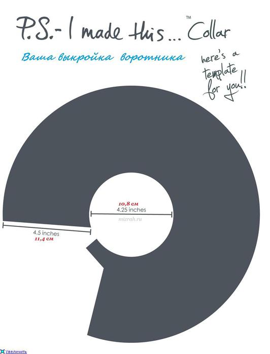 Съемный меховой воротник выкройка. Шьем самостоятельно отложной воротник из меха