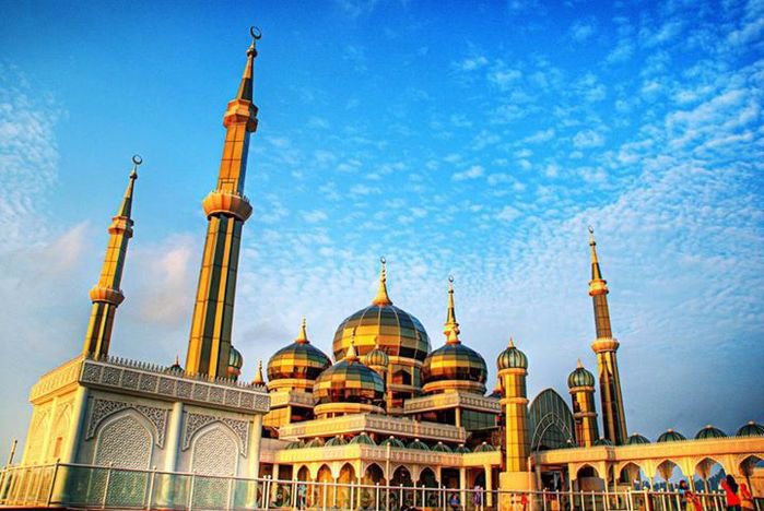 Кристальная мечеть в Малайзии - Crystal Mosque17 (699x468, 361Kb)