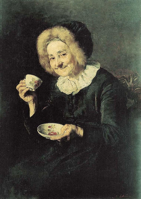 Ivana Kobilca ( Словения, 1861-1926) a__Kofetarica (494x699, 398Kb)