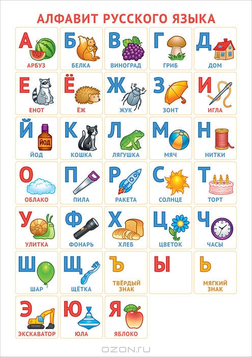 Как сделать русский алфавит из бумаги
