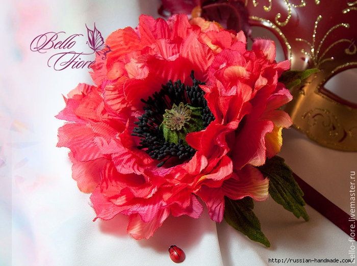 Как делать тычинки у мака. Мак. Цветы из ткани - YouTube | Beautiful flowers, Gum paste, Floral