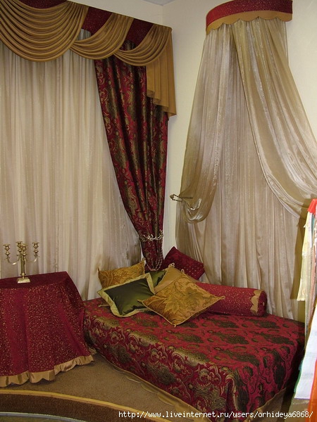 спальня в восточном стиле