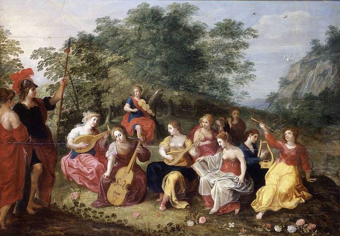 800px-Hendrick_van_Balen_-_Minerva_and_the_Nine_Muses_-_WGA1225 (700x486, 92Kb)