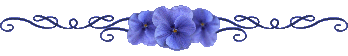 разделитель синие цветы (348x56, 6Kb)