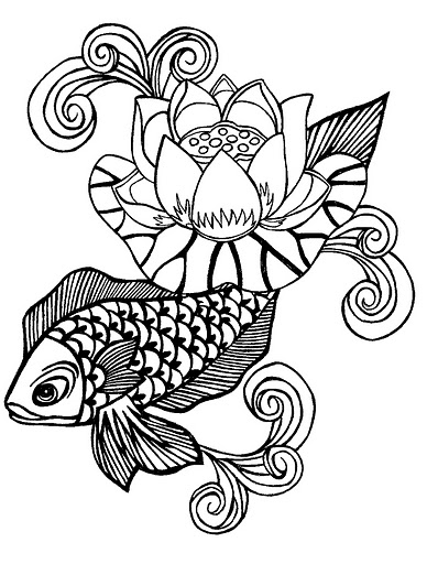 Koi_Fish_Tattoo_Black_an_White_by_karadarkthorn (388x512, 64Kb)