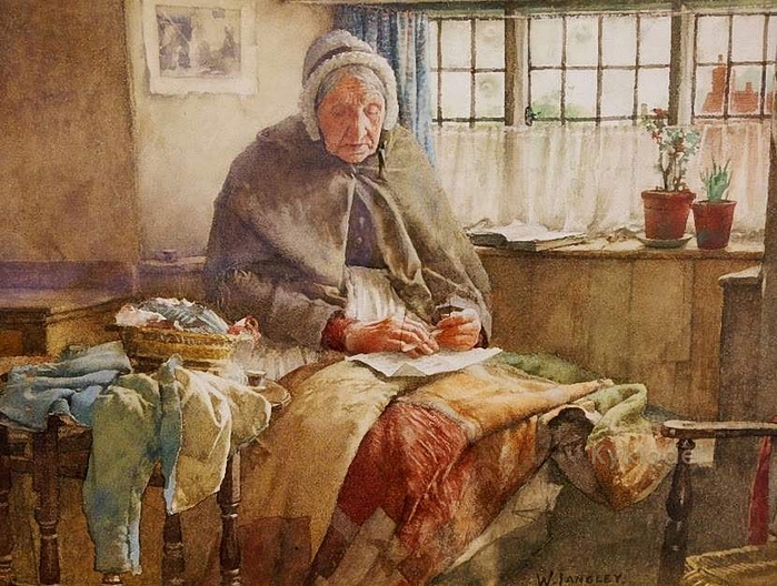 Walter Langley (British, 1852 – 1922) At Evening Time it Shall be Light (700x528, 326Kb)