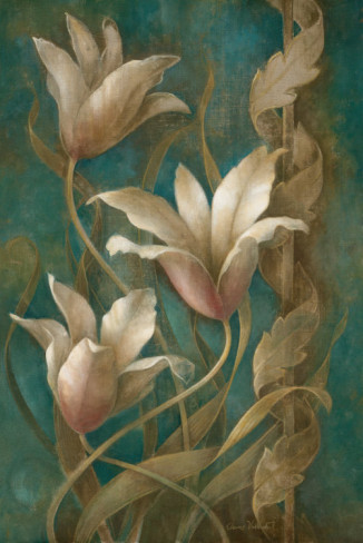 elaine-vollherbst-lane-tulips-on-teals (326x488, 51Kb)