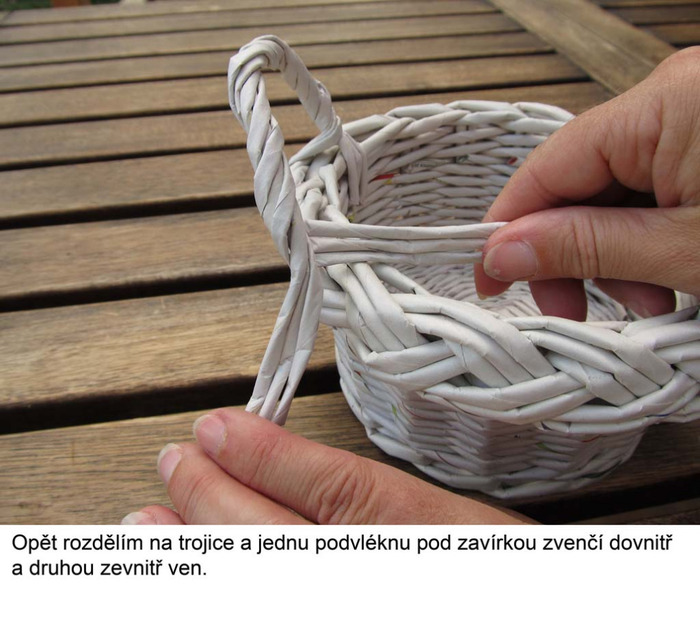 Как сделать форму для плетения корзинки из газет