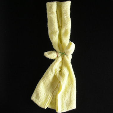 Собачка из полотенца в технике оригами (3)