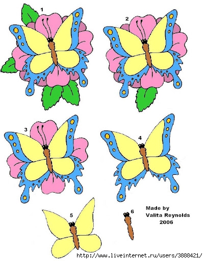Butterflyonflower3d (402x512, 153Kb)