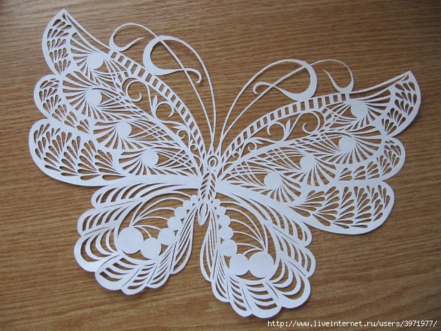 Бабочки из бумаги схемы фото