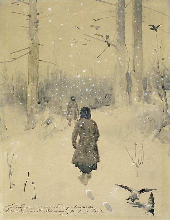K  Через зимний лес 1891 (542x700, 118Kb)