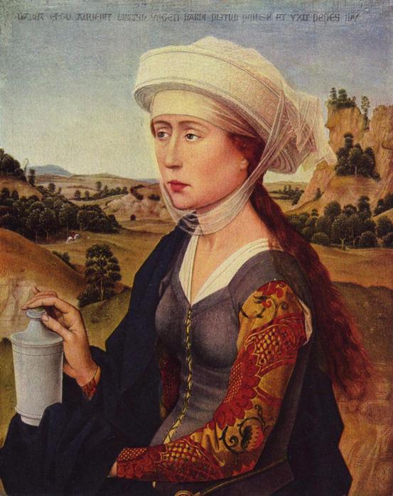 «Мария Магдалина», картина Рогира ван дер Вейдена (553x700, 467Kb)
