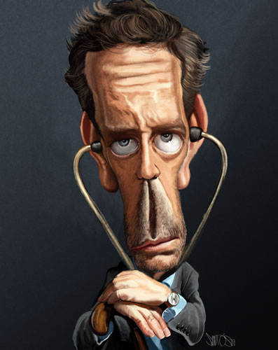 House_M_D__caricature_by_nelsonsantos (397x500, 33Kb)