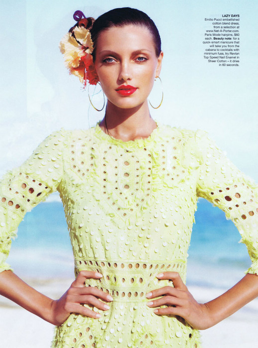 Алина Байкова на страницах Vogue Australia November 2011