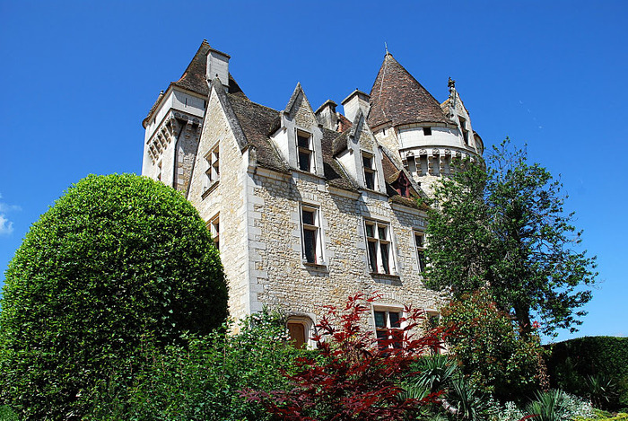 замок в Миланде (Chateau des Milandes). 61009