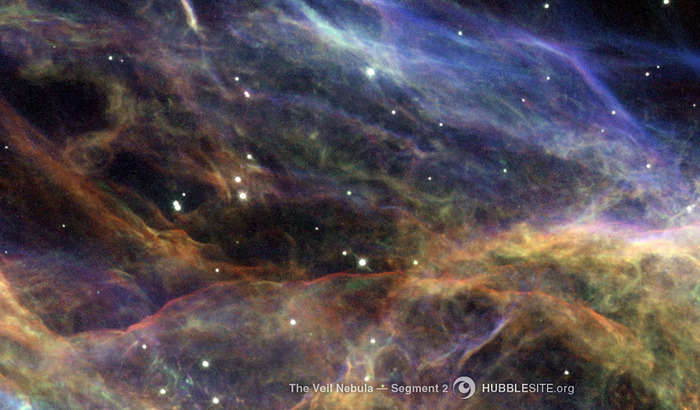 The Veil Nebula - Segment 2 (700x410, 130Kb)