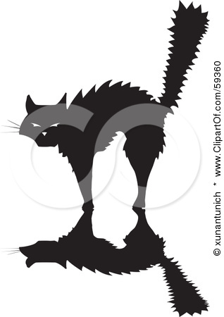 59360-Scared-Silhouetted-Cat-Arching-Its-Back (318x450, 27Kb)
