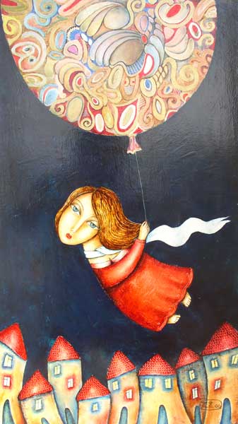 Зутлевицс Жанна. Девушка на шаре (337x600, 32Kb)