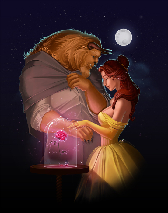 beauty_and_the_beast_by_Diablera (552x700, 298Kb)