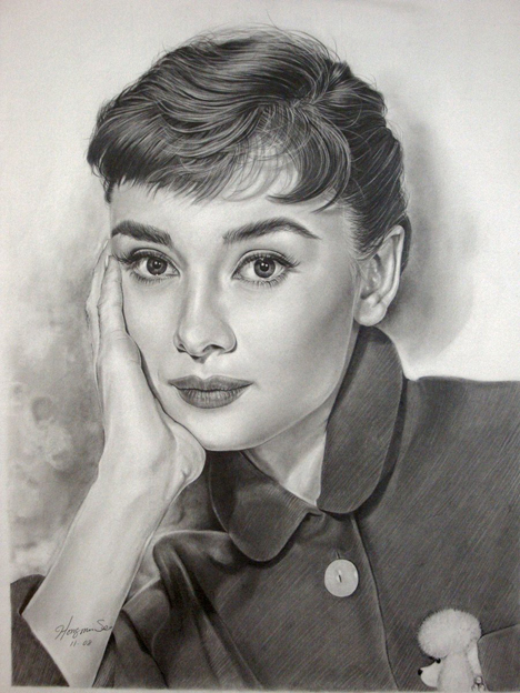 Michelle Seo - Audrey Hepburn (468x624, 250KB)