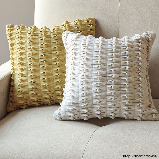 knotted felt pillow west selm (558x558, 213Kb)