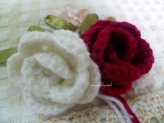 Mawar Merah Mawar Putih crocheted rose mamadaniel (700x525, 210Kb)