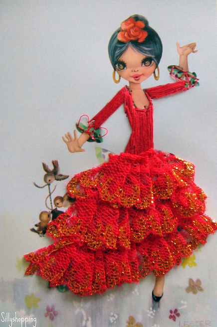 Spanish Flamenco Card  Flickr - Photo Sharing! (435x656, 688Kb)