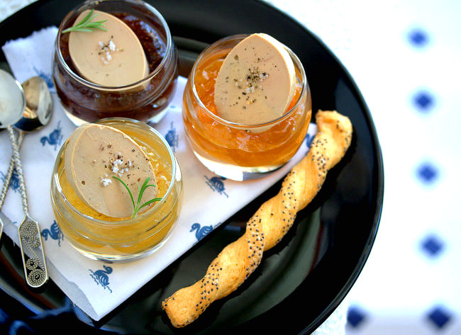 Trio de foie gras et fruits (650x473, 90Kb)
