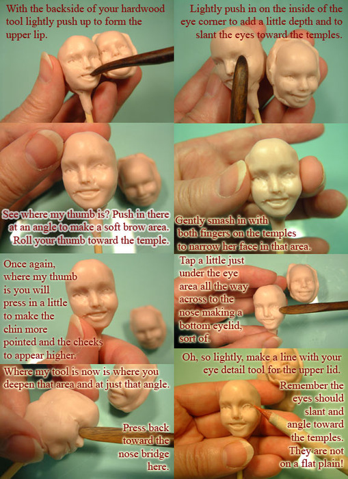 Процесс лепки куклы из полимерной глины. 82735323_trixie5