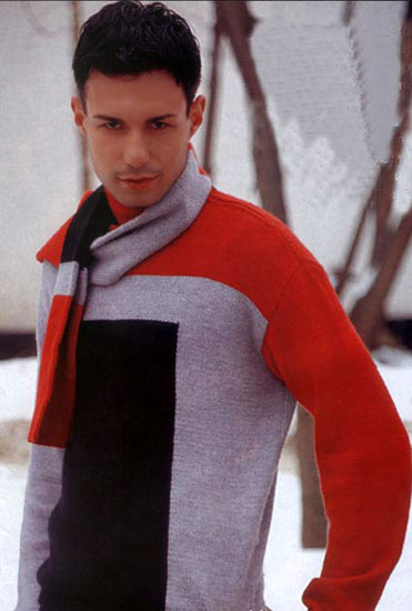 вязанные мужские свитера схемы