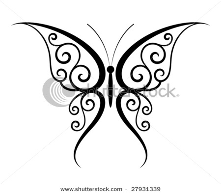 stock-vector-abstract-fantasy-butterfly-tattoo-vector-27931339 (450x395, 30Kb)