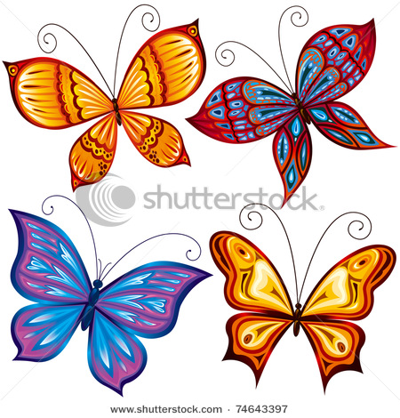 stock-vector-butterflies-74643397 (450x470, 125Kb)